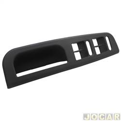 Descansa brao - alternativo - <b>Volkswagen Golf 1.6 Mi Tech Total Flex 4P de 2008 at 2009</b> - Golf 1999 at 2013 - Passat 1998 at 2005 - Bora 2000 at 2011 - Jetta 2007 at 2010 - preto - dianteiro - lado do motorista - cada (unidade)