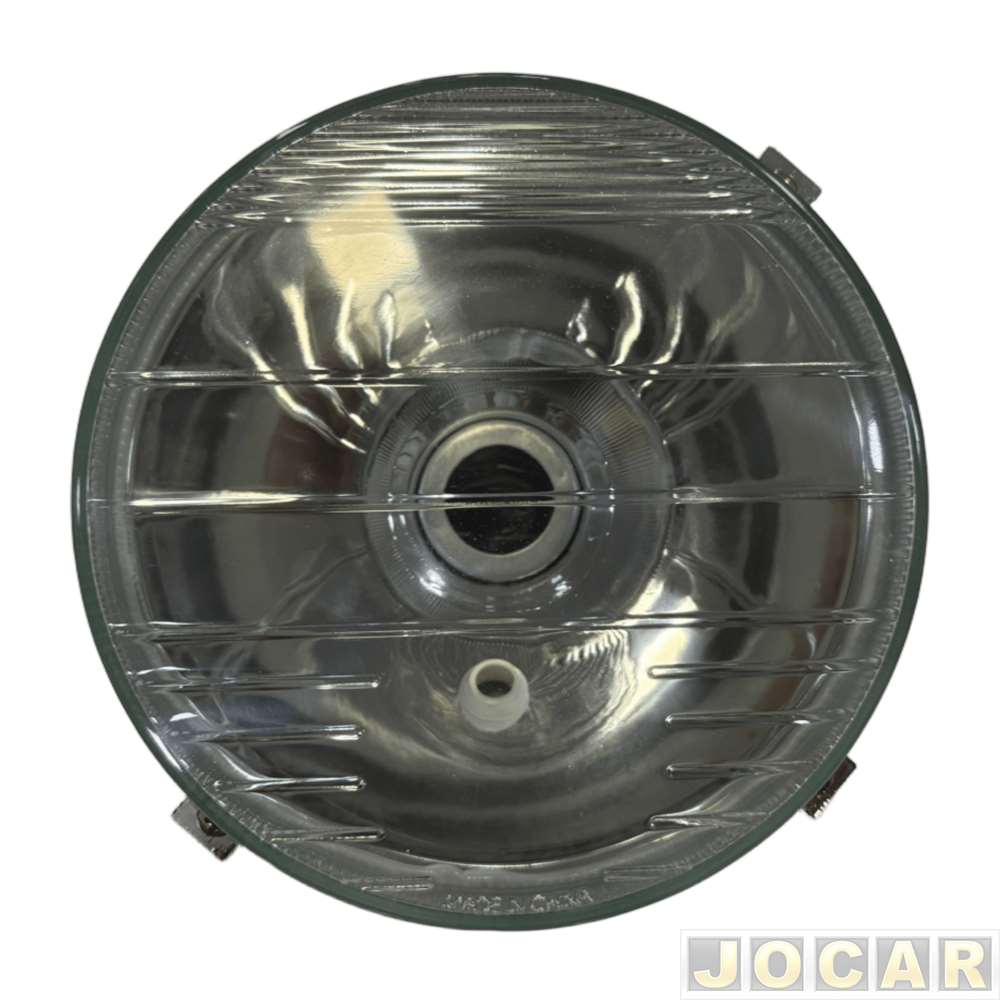 Farol principal - alternativo - Fortluz - Fusca 1976 até 1996 - Kombi 1976 até 2014 - Passat LS 1974 até 1978 - com lente lisa de vidro - cada (uni...