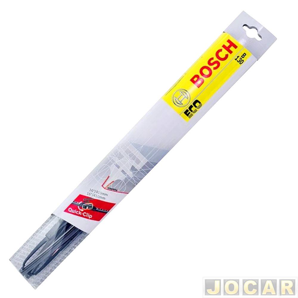 Palheta do limpador do para-brisa - Bosch - Kombi/Gol/Passat/Chevette/Corcel/Del Rey - 16/16 - par - B130-3397005281
