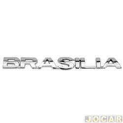 Letreiro - alternativo - Braslia 1973 at 1982 - Braslia - auto colante - cromado - cada (unidade)