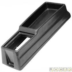Console - alternativo - <b>Volkswagen Passat GTS Pointer 1.6 2P de 1983 at 1984</b> - Passat 1974 at 1986 - reto - preto - cada (unidade)