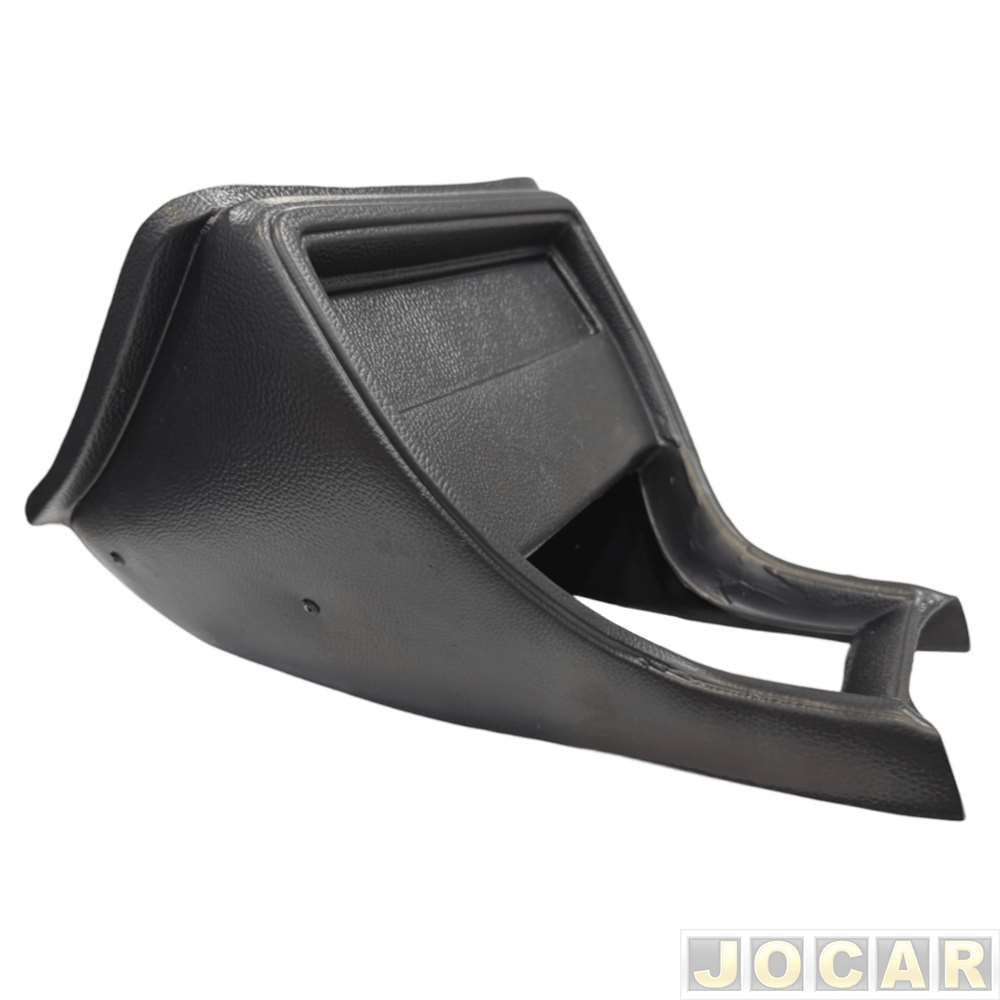 Console - alternativo - Passat 1974 até 1984 - pequeno - sem furo - preto - cada (unidade)