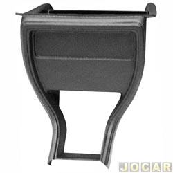 Console - alternativo - <b>Volkswagen Passat GTS Pointer 1.6 2P de 1983 at 1984</b> - Passat 1983 at 1989 - pequeno - sem furo - preto - cada (unidade)