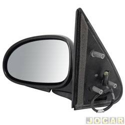 Retrovisor externo - Metagal - <b>Volkswagen Saveiro CLi 1.8 Mi - Bola de 1998 at 1998</b> - Gol 1998 at 1999 4Portas - eltrico - lado do motorista - cada (unidade) - AW.20.G29.50 / RWGE29CE