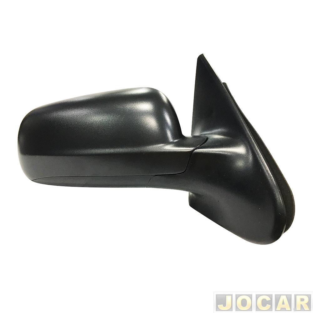 Retrovisor externo - Metagal - Gol/Parati/Saveiro 2000 até 2008 4 portas - elétrico - preto - lado do passageiro - cada (unidade) - RWME22CE
