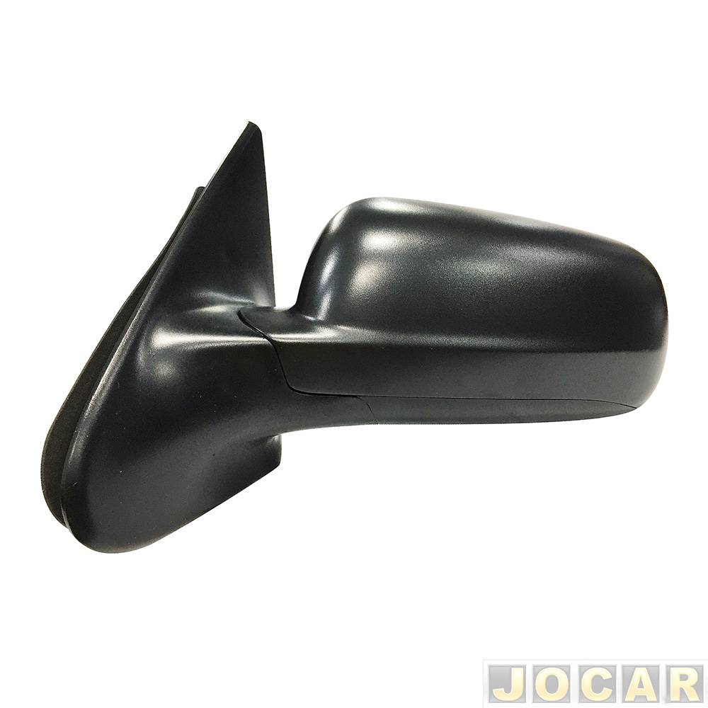 Retrovisor externo - Metagal - Gol/Parati/Saveiro 2000 até 2008 4 portas - elétrico - preto - lado do motorista - cada (unidade) - RWME23CE