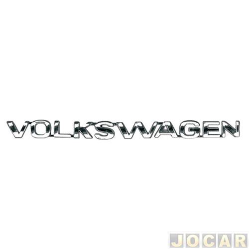 Letreiro - alternativo - Gol/Parati/Saveiro/Voyage 1980 até 2008 - Volkswagen - cromado - cada (unidade)
