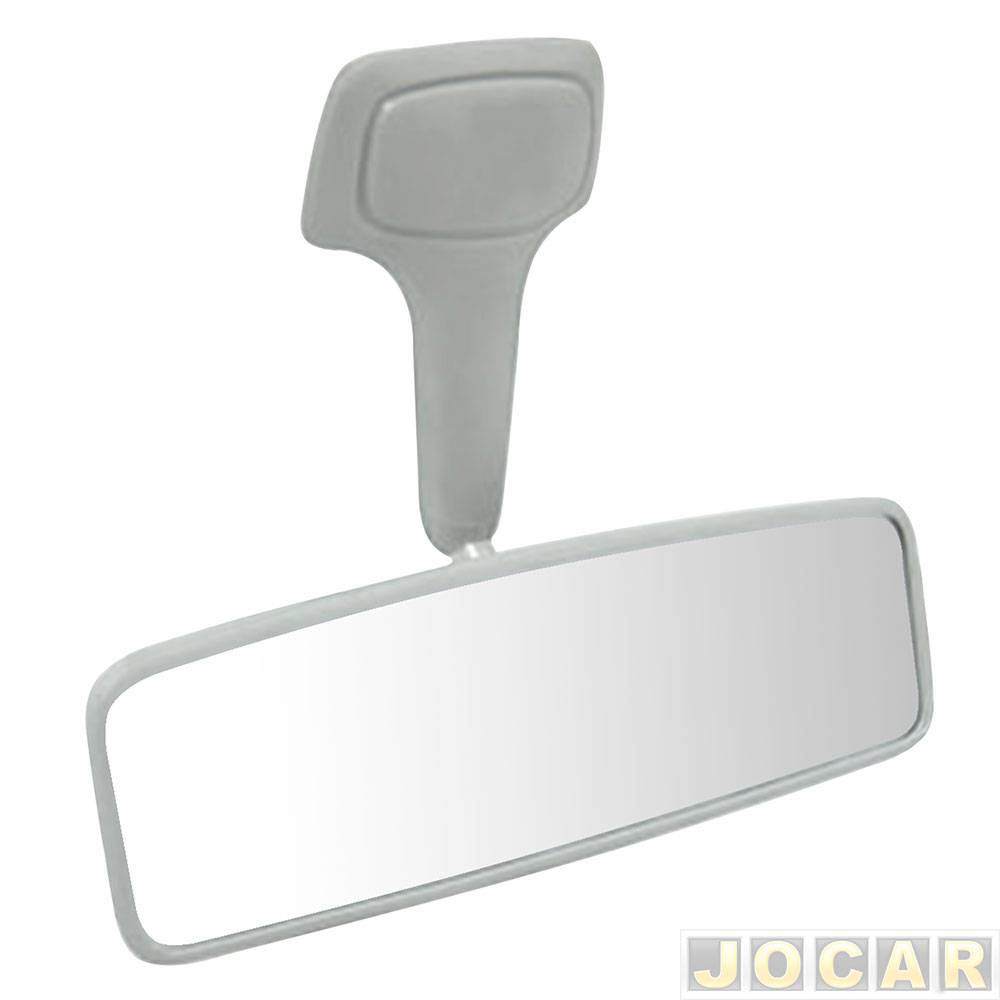 Retrovisor interno - Metagal - Gol/Parati/Saveiro G3/G4 1999 até 2012 - plano - cinza - cada (unidade) - RW1I74PL