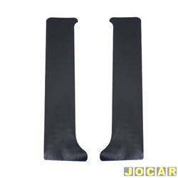 Adesivo da coluna da porta - Gol 1995 at 1999 - 2 portas - coluna fixa - lado direito e esquerdo - preto - par