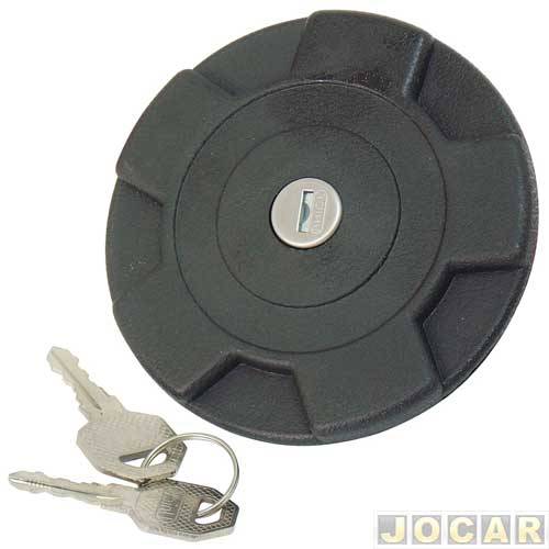Tampa do tanque de combustível - alternativo - Trink - Gol até 1987 - Kombi 1982 até 1989 - de encaixe - cada (unidade) - J-2001