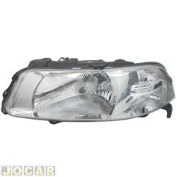 Farol principal - importado - <b>Volkswagen Saveiro Crossover 1.8 Mi Total Flex - GIII de 2004 at 2005</b> - Gol 2000 at 2005 - H4 - lado do motorista - cada (unidade) - 22204