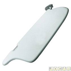 Quebra-sol - 2M Plastic - <b>Volkswagen Gol Ecomotion 1.0 Mi Total Flex 2P - G4 de 2010 at 2014</b> - Gol 1995 at 2008 - com espelho - lado do motorista - cada (unidade) - 1902030