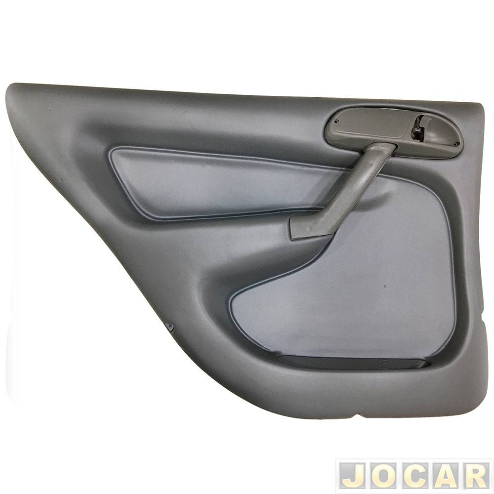 Revestimento de porta - alternativo - Formi-Plast - Gol/Parati 1998 até 2005 4 portas G2/G3 - cinza - traseiro - lado do motorista - cada (unidade)...