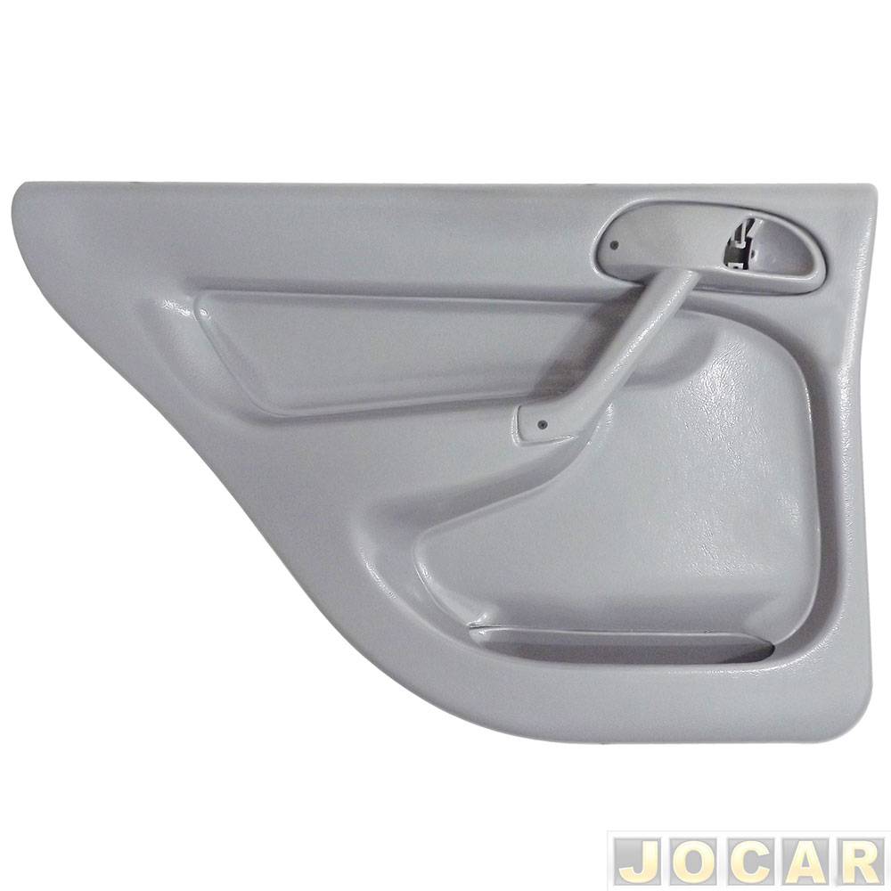 Revestimento de porta - alternativo - Riverplast - Gol 1998 até 2005 4 portas G2/G3 - cinza claro - traseiro - par - 1366