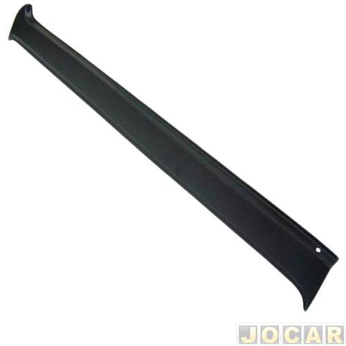 Revestimento de porta - alternativo - Henrisan - Gol 1980 até 1994 - Modelo CL - preto - superior - lado do passageiro - cada (unidade) - HS 052