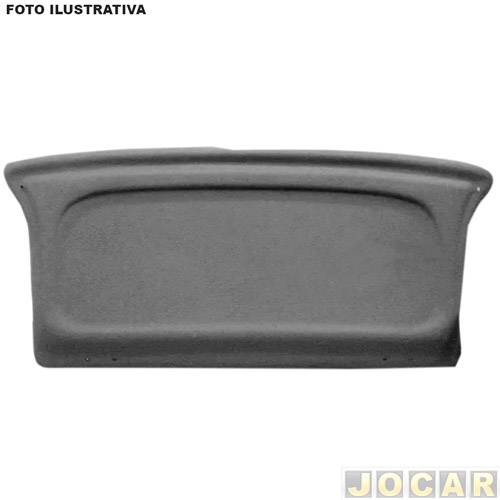 Tampão do porta-malas - alternativo - Riverplast - Gol 1995 até 1999 - carpete - cinza claro - cada (unidade) - 1409