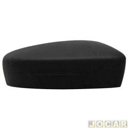 Capa do retrovisor - importado - <b>Volkswagen Saveiro Cabine Simples Trooper 1.6 8V Total Flex - G5 de 2009 at 2013</b> - Gol/Voyage/Saveiro G5 2009 at 2012 - para pintar - lado do passageiro - cada (unidade) - 24152.