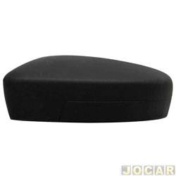 Capa do retrovisor - importado - <b>Volkswagen Saveiro Cabine Simples Trooper 1.6 8V Total Flex - G5 de 2009 at 2013</b> - Gol/Voyage/Saveiro G5 2009 at 2012 - para pintar - lado do motorista - cada (unidade) - 24153.
