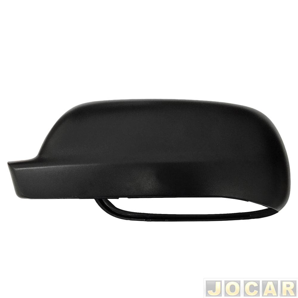 Capa do retrovisor - Metagal - Gol/Parati/Saveiro 2000 até 2008 - Golf 1999 até 2007 - Santana/Quantum 1999 até 2006 - preta - lado do motorista - ...
