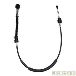 Cabo de comando do cmbio - Fnia - <b>Volkswagen Gol Power 1.6 8V Total Flex 4P - G5 de 2008 at 2012</b> - Gol/Saveiro/Voyage G5 2008 at 2013 - para seleo - 1110mm - cada (unidade) - 61-580