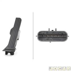 Pedal do acelerador - Hella - Gol 2005 em diante - Fox - eletrnico - transmisso automtica - cada (unidade) - 6PV008890711