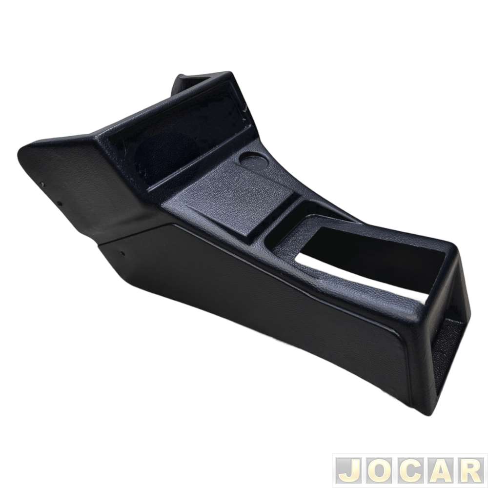 Console - alternativo - Henrisan - Gol/Parati/Saveiro/Voyage 1988 até 1994 - grande - linha CL - de plástico - preto - cada (unidade) - 15706