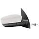 Retrovisor externo - SPJ - Volkswagen Saveiro Cabine Simples Startline 1.6 8V Total Flex de 2014 at 2016 - Saveiro 2009 at 2016 - com controle manual - convexo - para pintar - lado do passageiro - cada (unidade) - EB-714