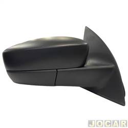 Retrovisor externo - Metagal - <b>Volkswagen Saveiro Cabine Simples Robust 1.6 8V Flex de 2016 em diante</b> - Saveiro 2013 em diante - Gol 2 portas 2013 at 2015 - com controle eltrico - lado do passageiro - cada (unidade) - RWVE86CE