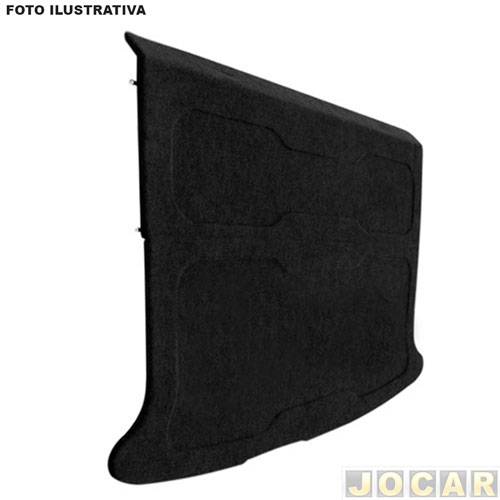 Tampão do porta-malas - alternativo - R.Acoustic - Parati 1996 até 1999 - de MDF - articulado - preto - cada (unidade) - 1615