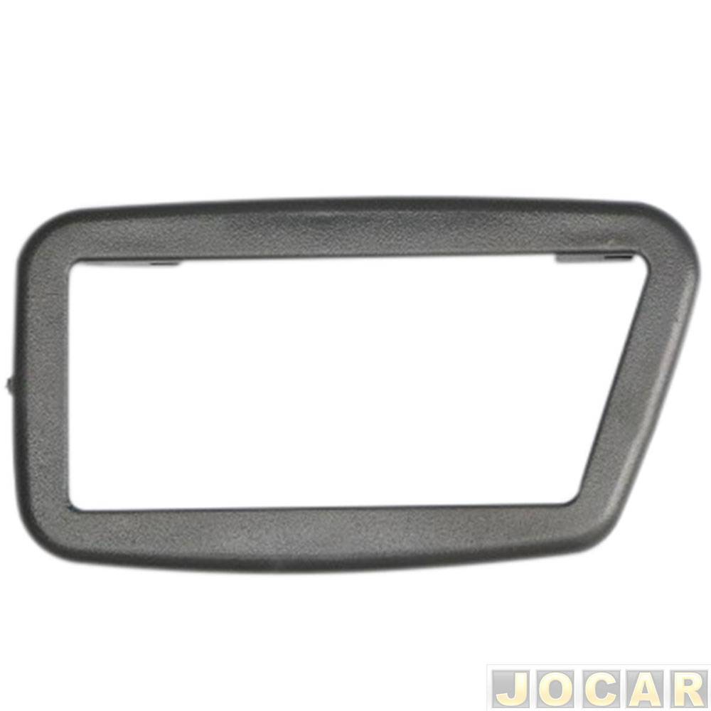 Moldura da maçaneta interna da porta - Santana 1999 até 2006 - cinza - lado do motorista - cada (unidade)