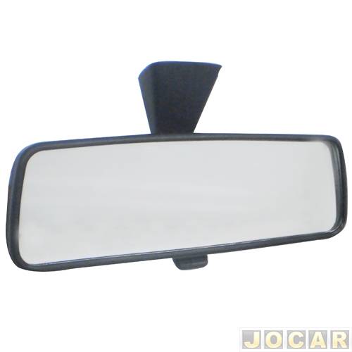 Retrovisor interno - Metagal - Santana 1991 em diante - Escort - Ka - Fiesta - prismático - preto - cada (unidade) - RF1I09PR