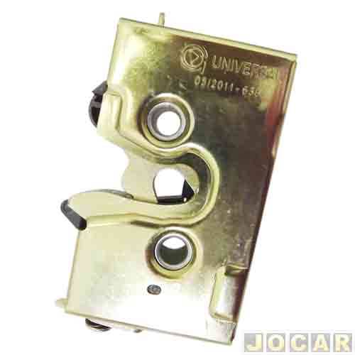 Fechadura da porta - Santana/Versailles/Royale 1991 em diante - para trava elétrica - traseira - lado do passageiro - cada (unidade)