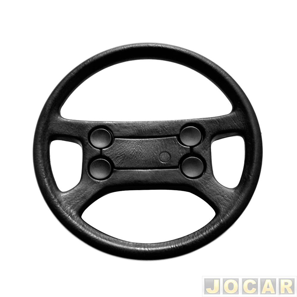 Volante - alternativo - Mas Injeções - Santana 1984 até 1991 - Gol 1987 até 1994 - modelo 4 bolas - preto - cada (unidade) - MAS9217TB