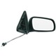 Retrovisor externo - alternativo - Volkswagen Santana Quantum 1.8 Mi de 1998 at 2002 - Santana/Santana Quantum 1999 at 2006 - com controle manual - preto - lado do passageiro - cada (unidade)