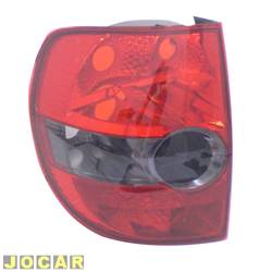 Lanterna traseira principal - alternativo - Cofran - <b>Volkswagen Fox 1.6 8V Route Total Flex 2P de 2007 at 2010</b> - Fox 2003 at 2010 - com pisca e r fum - lado do motorista - cada (unidade) - 3357.9