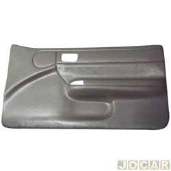 Revestimento de porta - alternativo - Riverplast - Logus 1993 at 1997 - moldado - cinza escuro - par - 1330