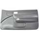 Revestimento de porta - alternativo - Riverplast - Logus 1993 at 1997 - moldado - cinza claro - par - 1329