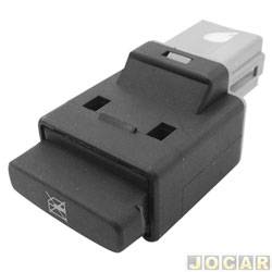 Interruptor da trava dos vidros - alternativo - <b>Volkswagen Fox 1.6 8V I-Motion Total Flex 4P de 2009 at 2014</b> - CrossFox/SpaceFox 2010 em diante - Fox 2010 at 2014 - preto - traseiro - cada (unidade)