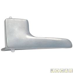Gatilho da maaneta interna da porta - <b>Volkswagen Fox 1.6 8V Plus Total Flex 2P de 2003 at 2010</b> - Fox 2003 at 2014 - metal - cinza - lado do motorista - cada (unidade)
