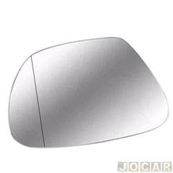 Lente do retrovisor sem base - Flabeg (Refil) - Tiguan 2011 at 2017 - lente asferica - lado do motorista - cada (unidade) - 1969ASF