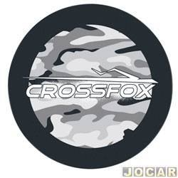 Capa de estepe - Comix Acessrios - <b>Volkswagen CrossFox 1.6 8V I-Motion Total Flex 4P de 2012 at 2014</b> - CrossFox 2006 em diante - Camouflage - cada (unidade) - CC563