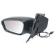 Retrovisor externo - importado - Volkswagen Fox 1.6 8V I-Motion Total Flex 4P de 2009 at 2014 - Fox 2010 at 2014 - eltrico com pisca - para pintar - lado do motorista - cada (unidade) - 21403