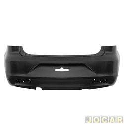 Para-choque traseiro - alternativo - <b>Volkswagen Fox Connect 1.6 8V I-Motion Total Flex 4P de 2018 at 2020</b> - Fox 2015 em diante - para pintar - cada (unidade)