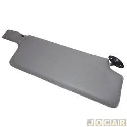 Quebra-sol - alternativo - <b>Volkswagen Logus CLi 1.6 de 1994 at 1996</b> - Logus 1993 at 1997 - com espelho - cinza - lado do motorista - cada (unidade)