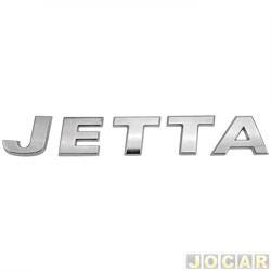 Letreiro - alternativo - Jetta 2006 at 2011 - Jetta - prata - cada (unidade)
