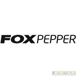 Letreiro - alternativo - Fox Pepper 2015 em diante - FoxPepper lateral - preto - cada (unidade)