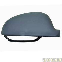 Capa do retrovisor - importado - <b>Volkswagen Jetta Variant 2.5 Tiptronic 4P de 2008 at 2010</b> - Jetta 2006 at 2010 - para pintar - lado do passageiro - cada (unidade) - 24188