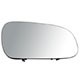 Lente do retrovisor com base - SPJ - Volkswagen Fox 1.6 8V I-Motion Total Flex 4P de 2009 at 2014 - Fox 2009 at 2014 - Gol/Voyage/Saveiro 2013 em diante - Polo 2011 em diante - lente maior - convexo - lado do passageiro - cada (unidade) - EB734