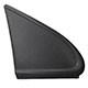 Acabamento externo retrovisor - AutoPlast  - Volkswagen CrossFox 1.6 8V Total Flex 4P de 2009 at 2014 - Fox/SpaceFox 2010 at 2014 - junto ao para-lama - lado do passageiro - cada (unidade) - AP1366