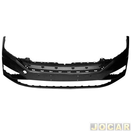 Para-choque dianteiro - importado - Jetta 2019 em diante - sem furo para sensor e tampa de reboque - liso - para pintar - cada (unidade) - 29090